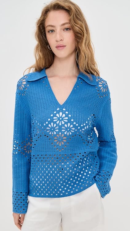 Rails Women's Louiza Crochet Sweater