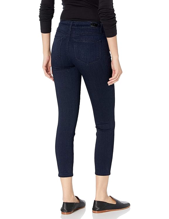 Paige Women's Verdugo Transcend Mid Rise Ultra Skinny Crop Jean