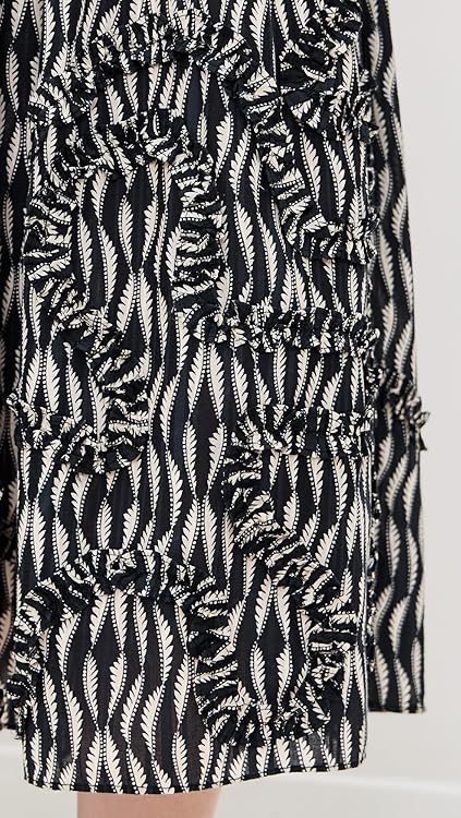 Ulla Johnson Women's Alexandra Ruffled Cotton Midi Skirt