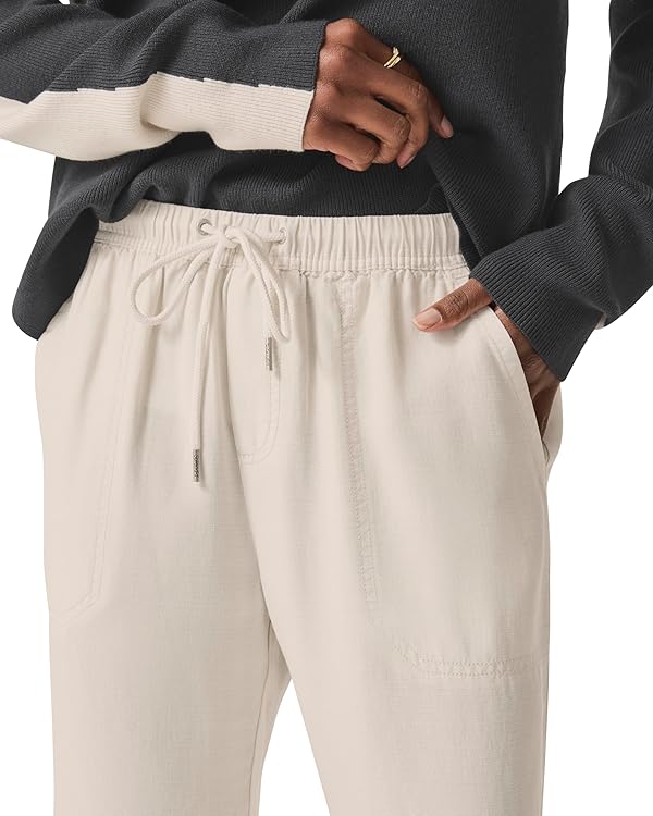 Splendid Women's Angie Crop Wide Leg Pants