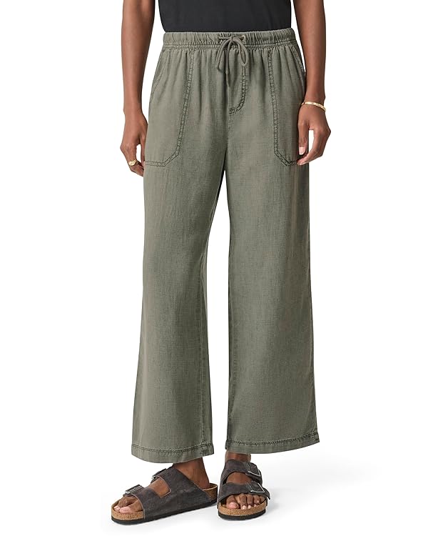 Splendid Womens Angie Crop Wide Leg Pant