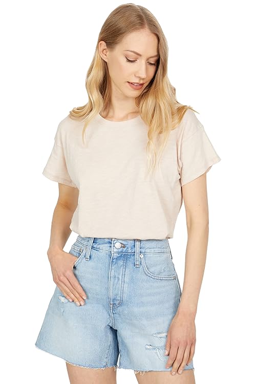 Madewell Women's Whisper Cotton Rib Crewneck Tee