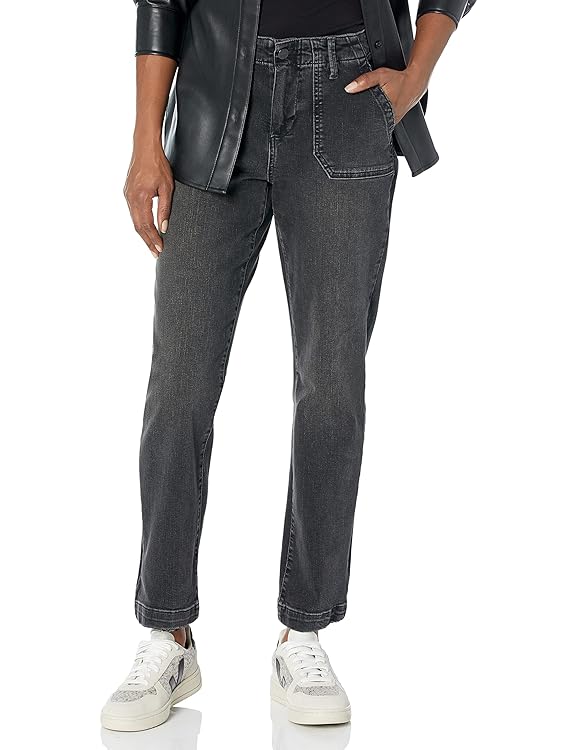 PAIGE Women's Mayslie Straight Ankle Jeans