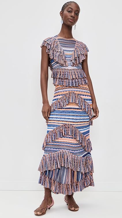 Ulla Johnson Women's Raina Ruffle Knit Dress