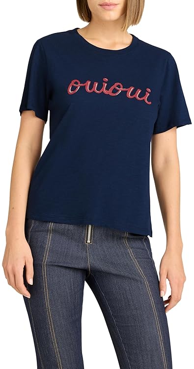Cinq à Sept Women's Script Oui Oui Tee