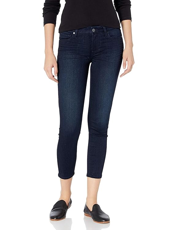 Paige Women's Verdugo Transcend Mid Rise Ultra Skinny Crop Jean