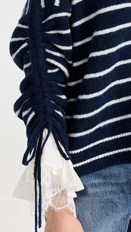 Cinq à Sept Women's Striped Atlas Cardigan