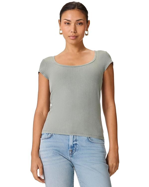 Splendid Women's Short Sleeve Scoop Tee