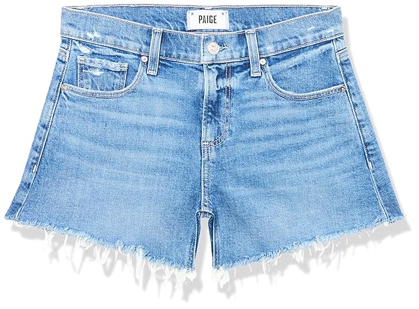 PAIGE Womens Dylan Raw Hem Short