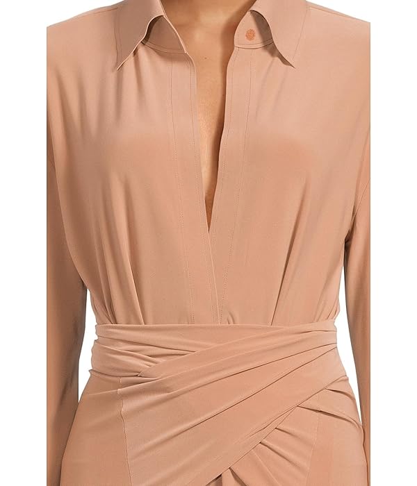 Norma Kamali womens Four Sleeve Nk Shirt Jumpsuit