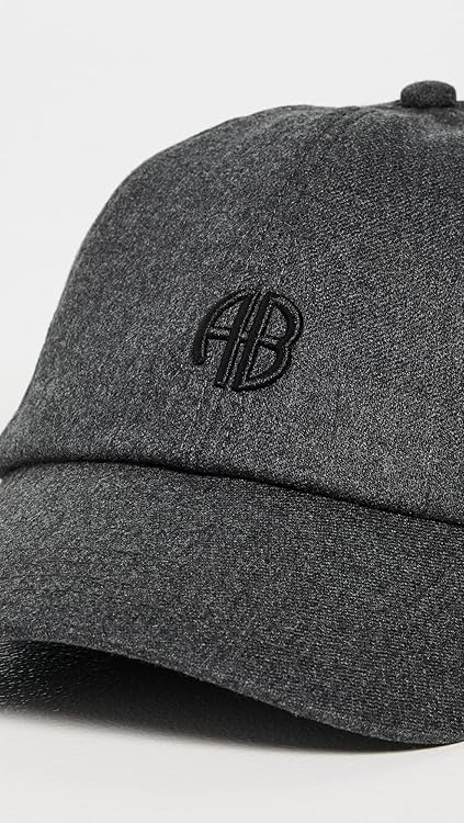 ANINE BING Women's Jeremy 'AB' Monogram Baseball Cap