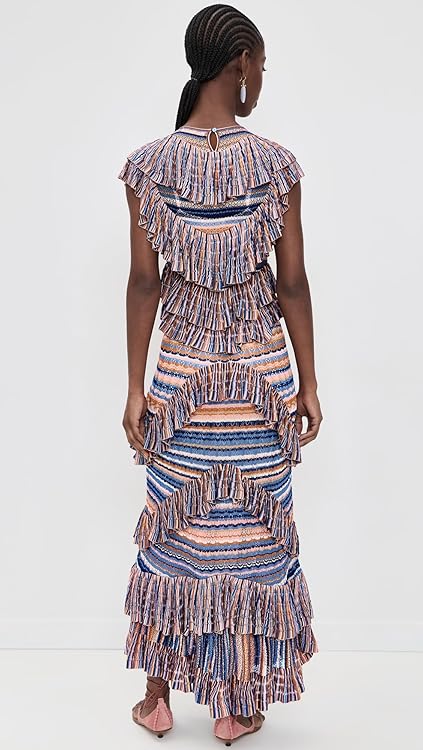 Ulla Johnson Women's Raina Ruffle Knit Dress