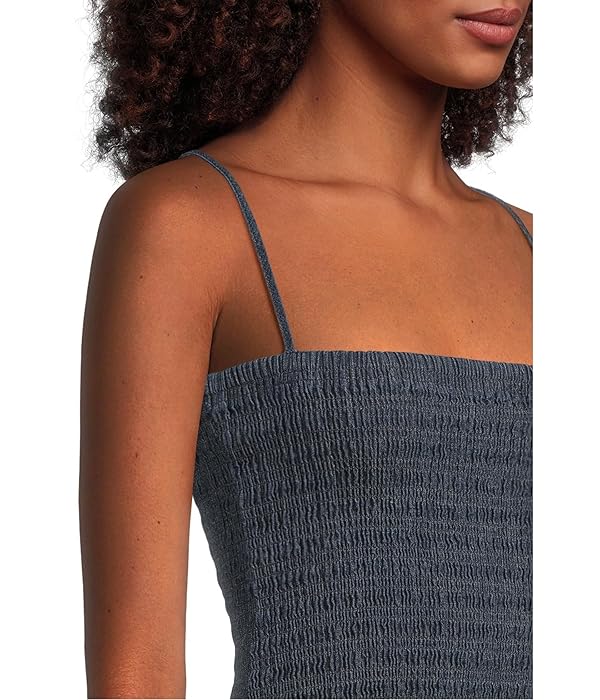 Madewell Women's Smocked Indigo Cami Sundress in Rinse Wash