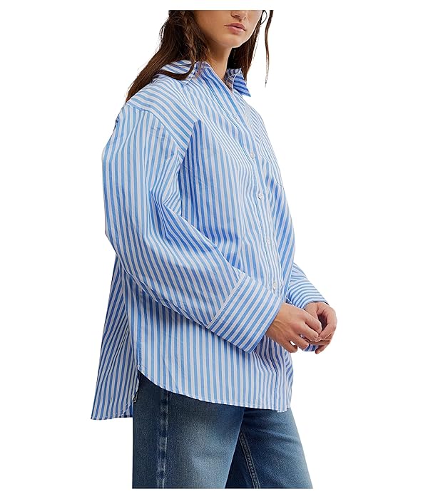 Free People Women's Sabine Striped Articulated Shirt