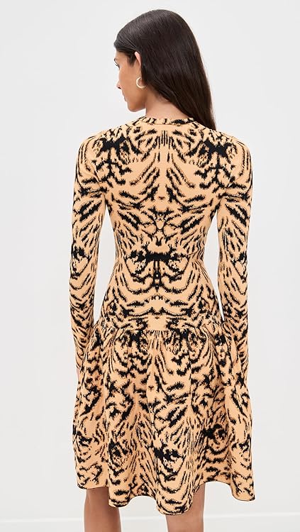 Ulla Johnson Women's Camryn Jacquard Knit Long Sleeve Dress