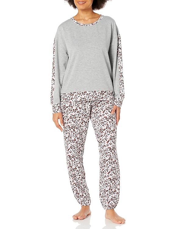 Splendid Women's Women's Contrast Trim Jogger Set