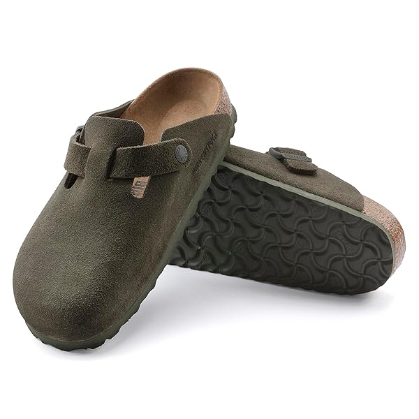 Birkenstock Womens Boston - Suede