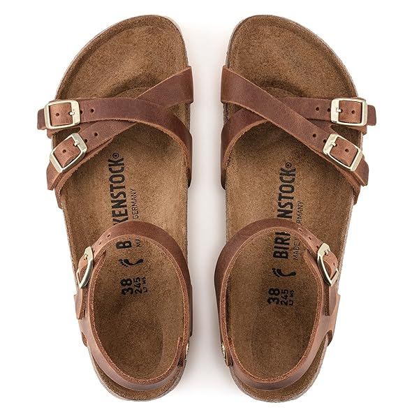 Birkenstock womens Ankle StrapGranada Sfb Black Oil Ltr