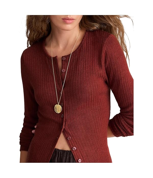 Madewell Women's Texture Mockneck Cardigan