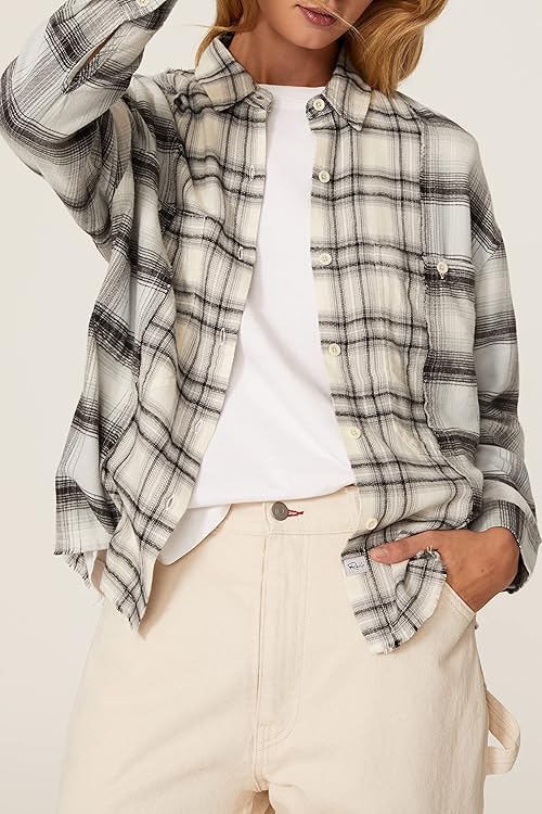 Rails Rent The Runway Pre-Loved Ronin Mixed Plaid Shirt