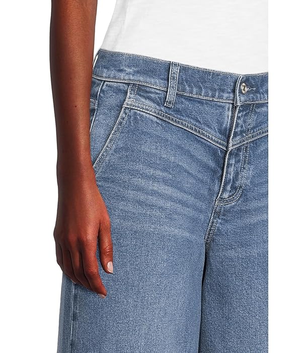 PAIGE Women's Cameron Wide Leg W Front Yoke and Trouser Pckts