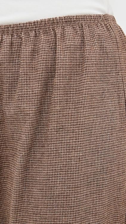DONNI. Women's The Flannel Herringbone Simple Pants