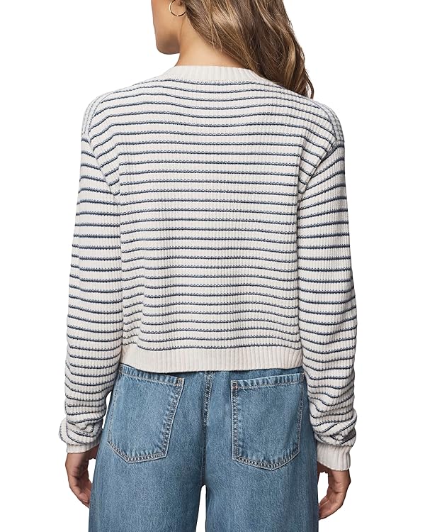 Splendid Women's Amber Stripe Crop Cardigan