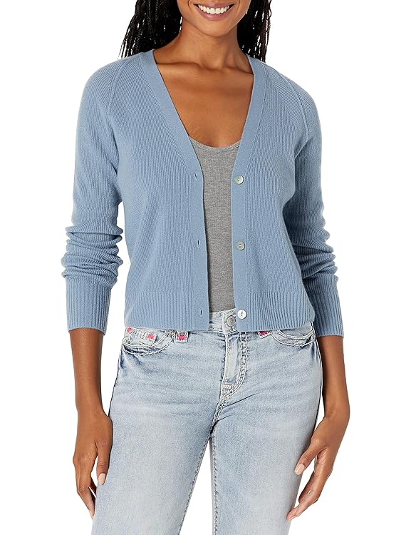 Vince Womens Ribbed Raglan Cardigan